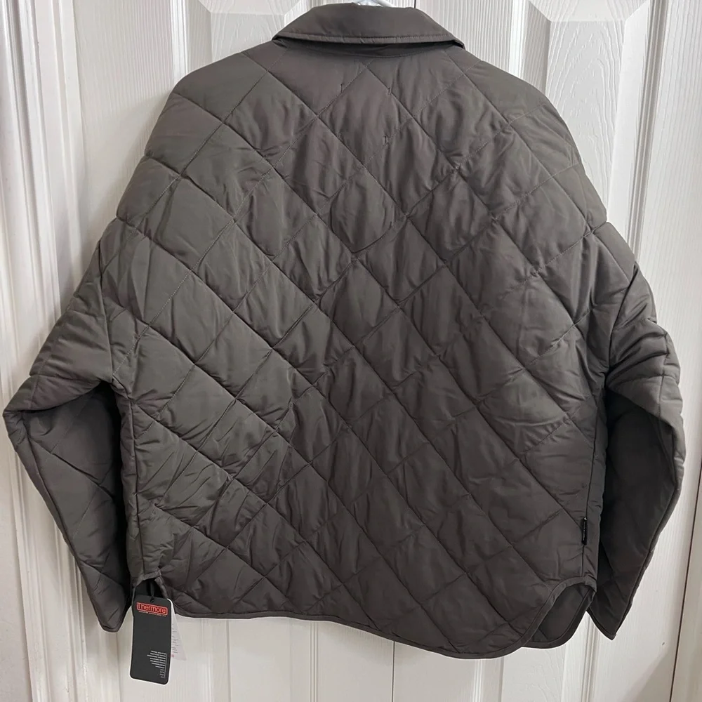 Frank & Oak Thermore Quilted Button Up Insulated Jacket - Picture 6 of 6